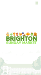 Mobile Screenshot of brightonsundaymarket.org